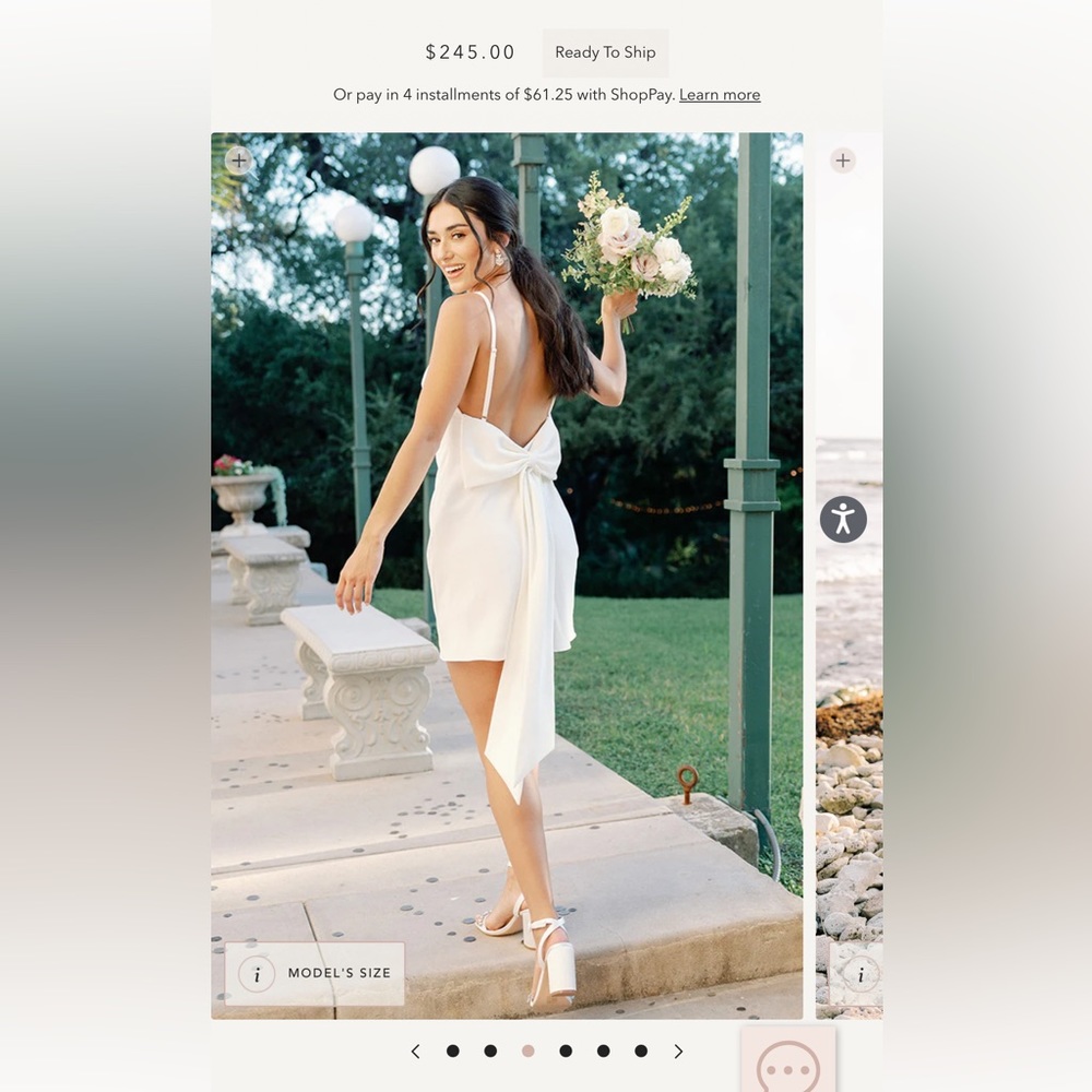 Steph Crepe Mini Dress from Reverly